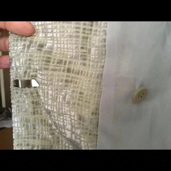 Giorgio Armani 3/4-Sleeve Textured  Jacket 14 - Picture 4 of 6